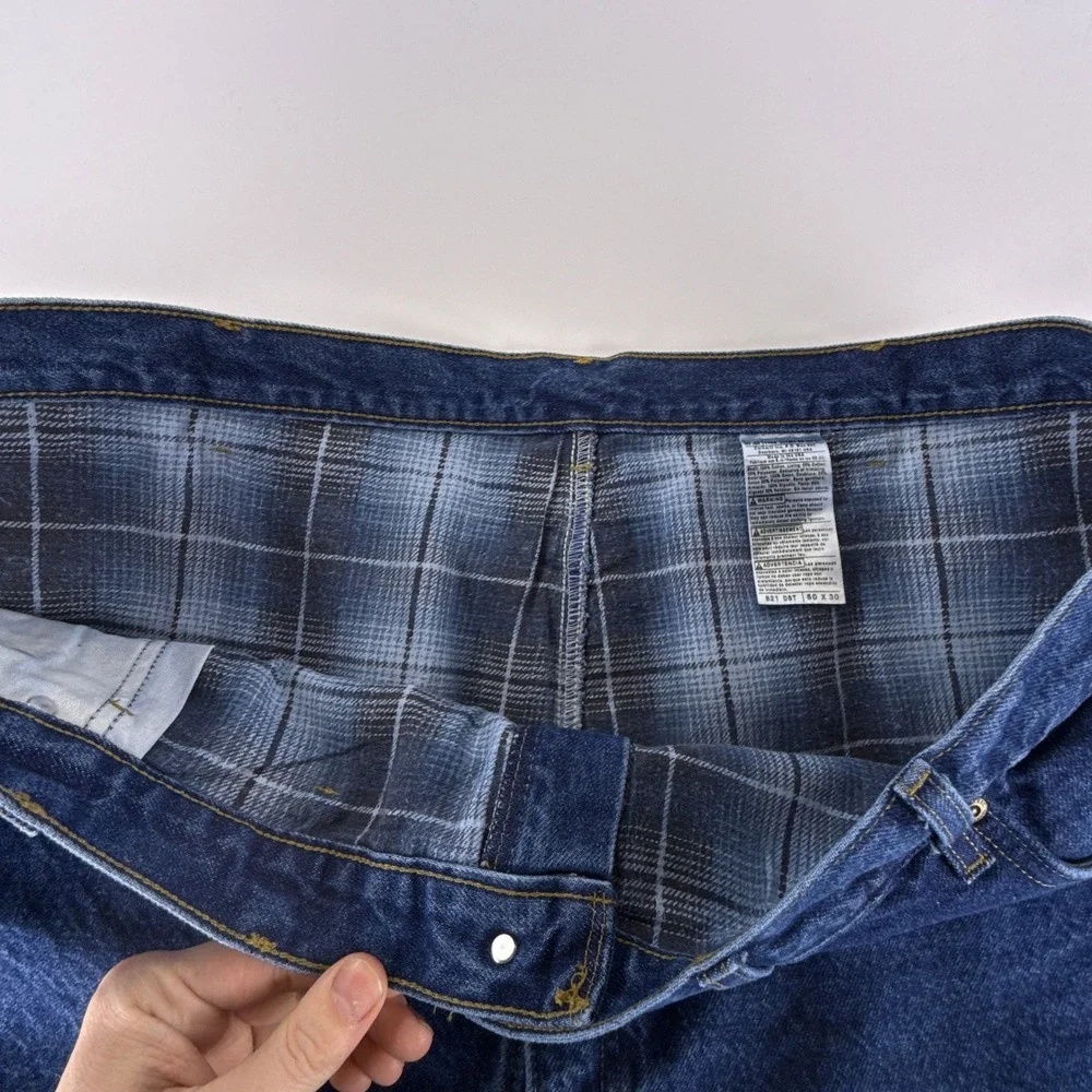 Carhartt Relaxed Fit Flannel Lined Denim Jeans‎ Mens B21 DST 50X30 NWT NOS